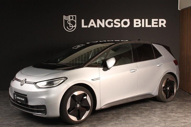 Brugt VW ID.3 Pro 150 kW (204 HK) 2021 Sølvmetal Hatchback