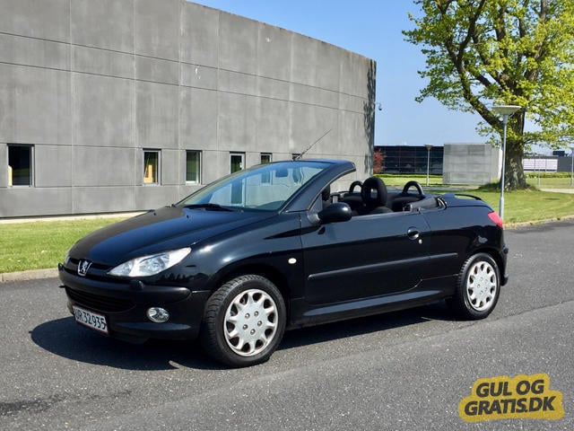 Solgt Peugeot 206 Cc Cabriolet Brugt 2001 Km 242 000 I Syddanmark