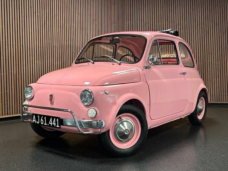 Pink Brugt 1969 Fiat 500 | 99.995 kr. - Billede 1/4