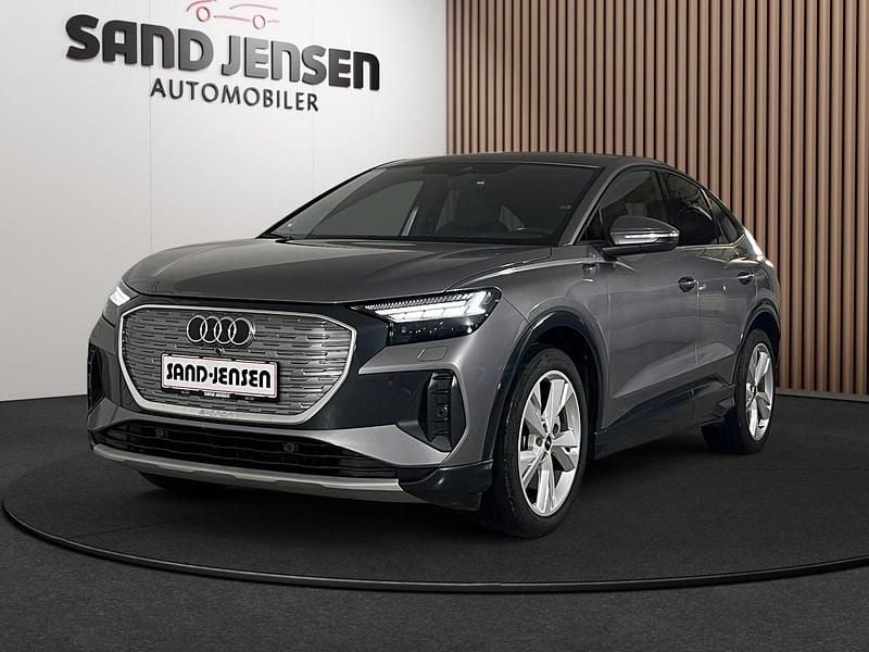 Gråmetal Brugt 2022 Audi Q4 Sportback e-tron S-Line SUV | 279.900 kr. - Billede 1/4