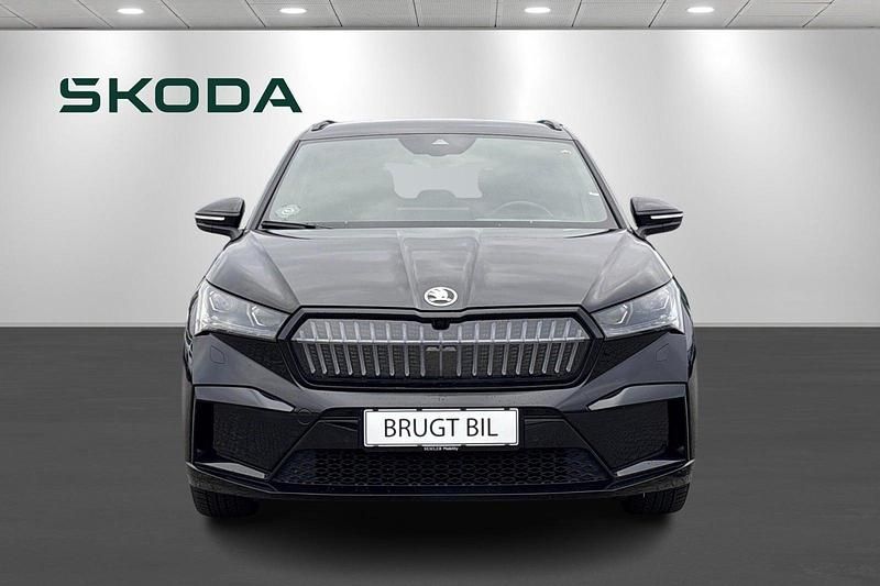 Brugt Skoda Enyaq iV SportLine 210 kW (286 HK) 2024 Sortmetal SUV