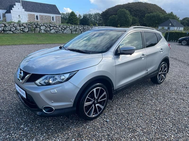 Sølv Brugt 2016 Nissan Qashqai Tekna SUV | 84.800 kr. - Billede 1/4