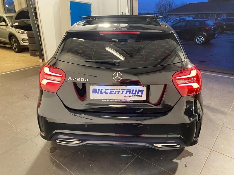 Brugt Mercedes A220 AMG line 190 HK (139 kW) 2017 Hvidmetal Hatchback