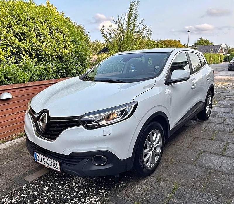 Hvid Brugt 2018 Renault Kadjar SUV | 118.000 kr. (God pris) - Billede 1/4
