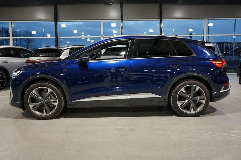 Brugt Audi Q4 e-tron S-Line 210 kW (286 HK) 2024 Blåmetal SUV