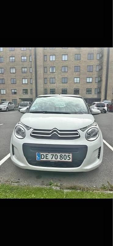 Hvid Brugt 2017 Citroën C1 PureTech Hatchback | 49.999 kr. (God pris) - Billede 1/4