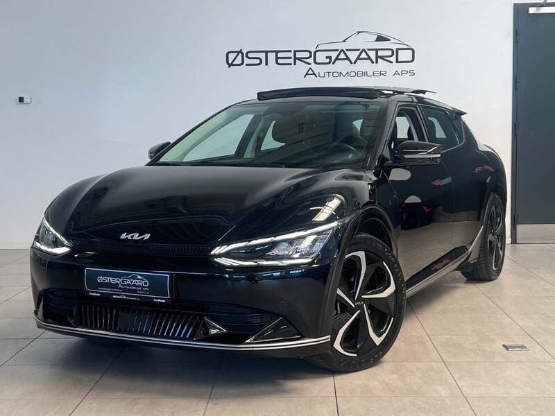 Sortmetal Brugt 2022 Kia EV6 Air SUV | 259.700 kr. - Billede 1/4