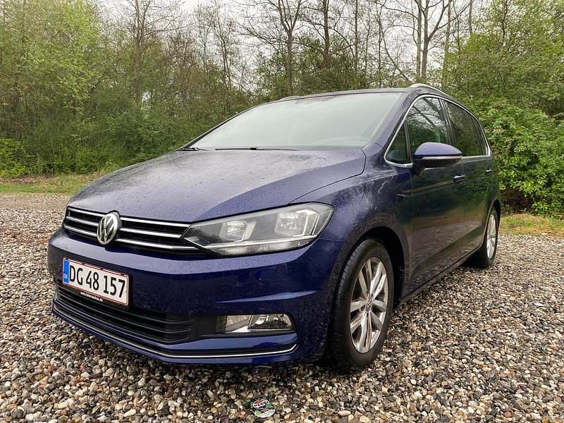 Blå Brugt 2016 VW Touran Highline MPV | 120.000 kr. (Super pris) - Billede 1/7