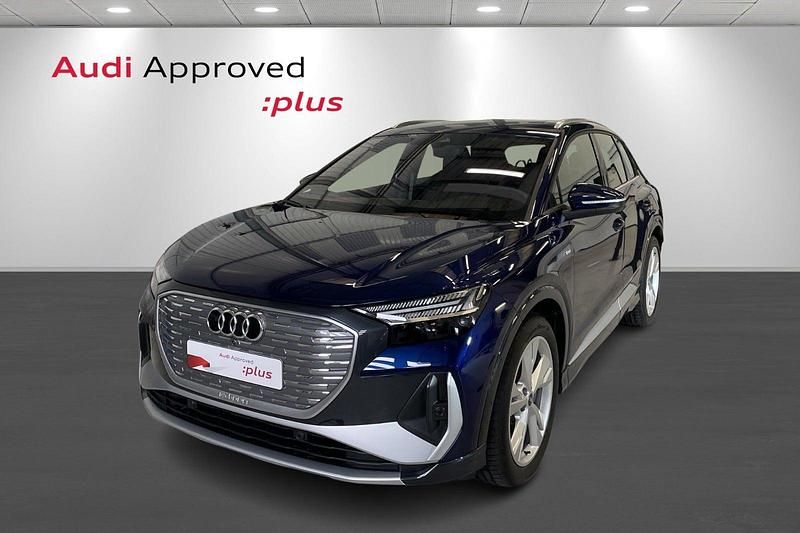 Blåmetal Brugt 2024 Audi Q4 e-tron Advanced SUV | 414.900 kr. (Dyr) - Billede 1/4