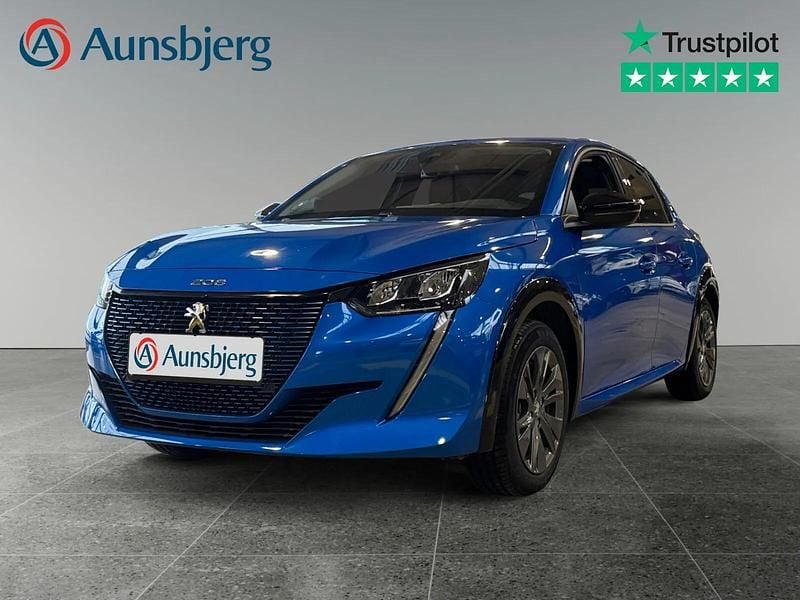 Blå metal Brugt 2022 Peugeot e-208 Allure Hatchback | 137.500 kr. (Fair pris) - Billede 1/4