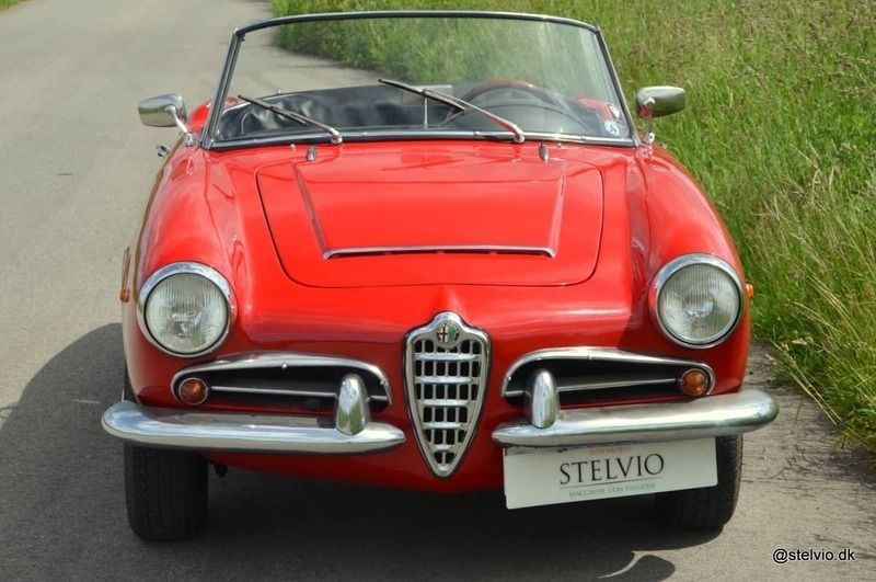 Brugt Alfa Romeo Giulia Spider 1965 Rød Cabriolet