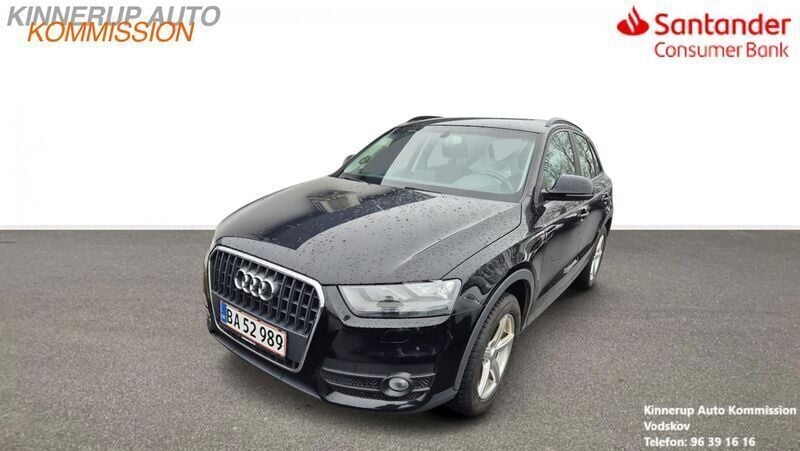 Sort Brugt 2014 Audi Q3 SUV | 129.900 kr. (God pris) - Billede 1/4