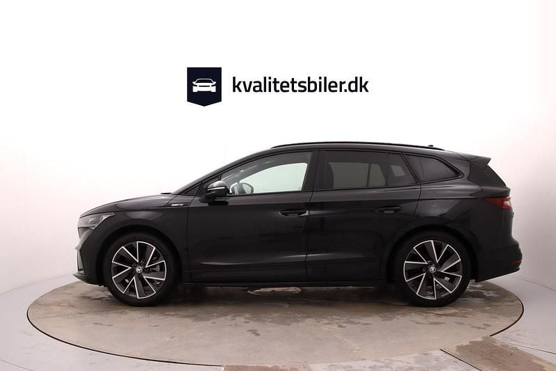 Brugt Skoda Enyaq iV SportLine 150 kW (204 HK) 2022 Sortmetal SUV