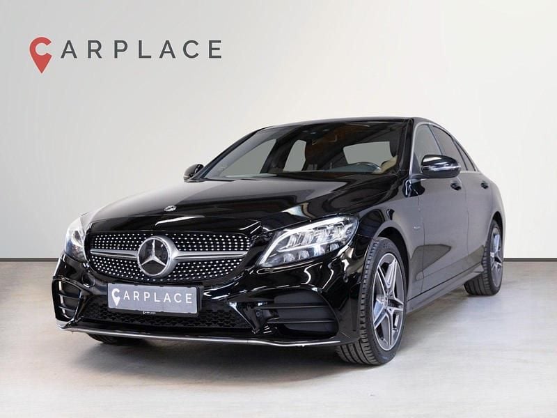Brugt Mercedes C300e AMG line 306 HK (225 kW) 2019 Sort Sedan
