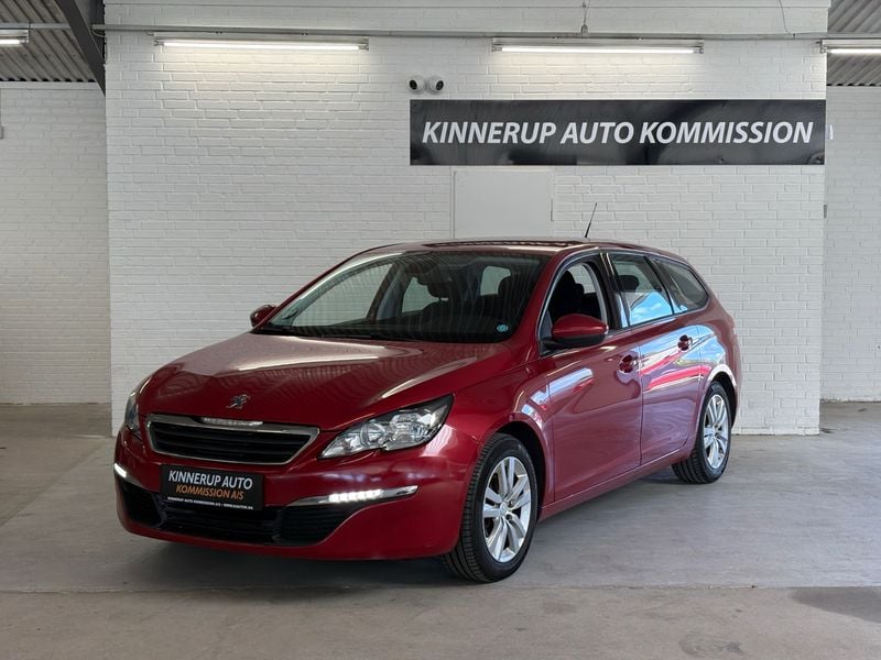 Rødmetal Brugt 2015 Peugeot 308 Active Stationcar | 46.700 kr. (God pris) - Billede 1/4