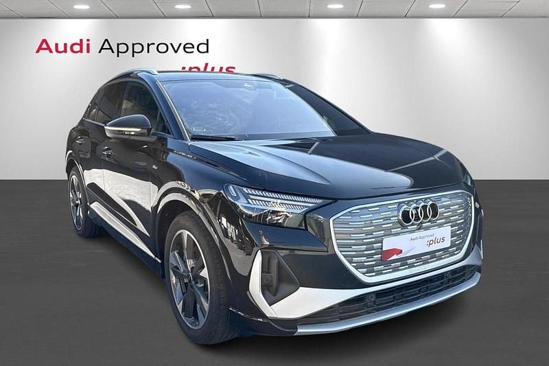 Sortmetal Brugt 2024 Audi Q4 e-tron Advanced SUV | 444.900 kr. - Billede 1/4