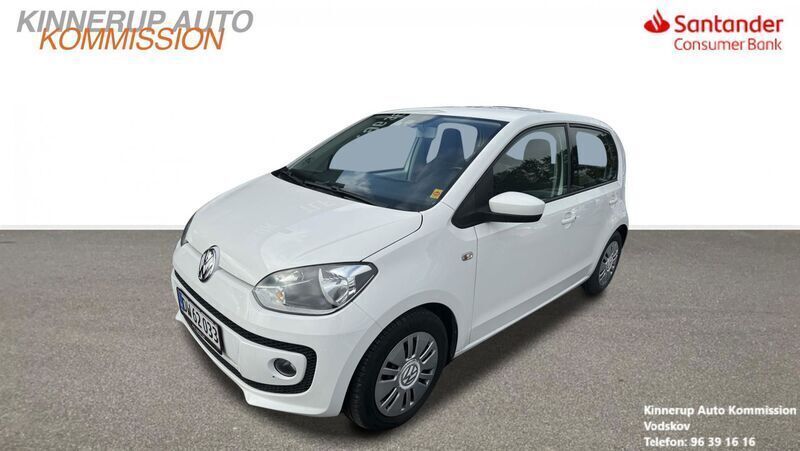 Hvid Brugt 2015 VW up! Move Hatchback | 44.900 kr. (God pris) - Billede 1/4