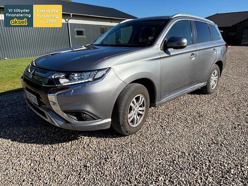 Gråmetal Brugt 2020 Mitsubishi Outlander P-HEV Invite+ SUV | 186.900 kr. (God pris) - Billede 1/4