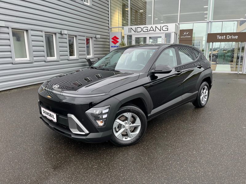 Abyss black pearl Brugt 2024 Hyundai Kona Essential SUV | 269.900 kr. (Lidt for dyr) - Billede 1/4