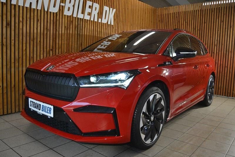 Rødmetal Brugt 2021 Skoda Enyaq iV SportLine SUV | 314.800 kr. (Lidt for dyr) - Billede 1/4