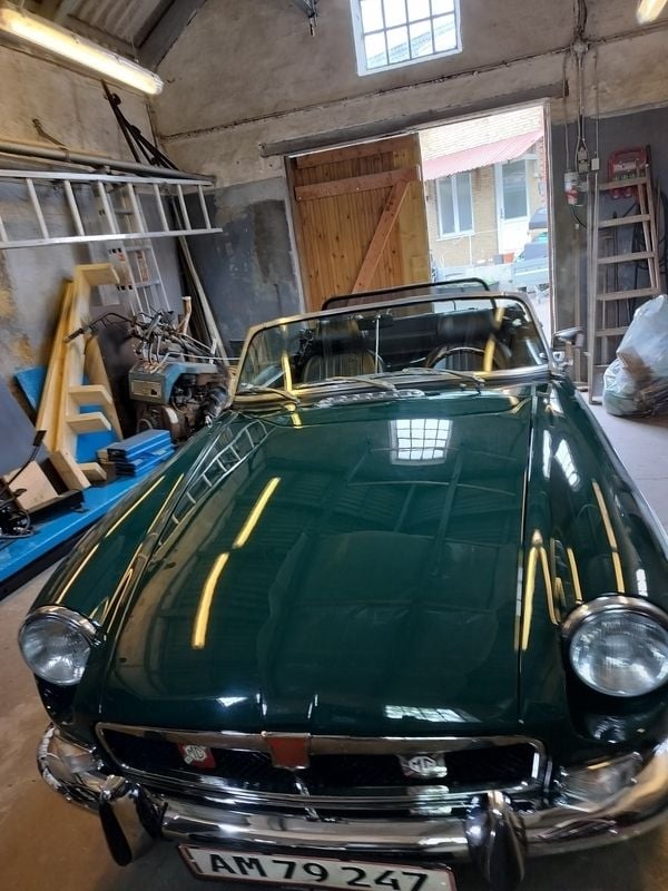 Grøn Brugt 1972 MG B Cabriolet | 85.000 kr. - Billede 1/4