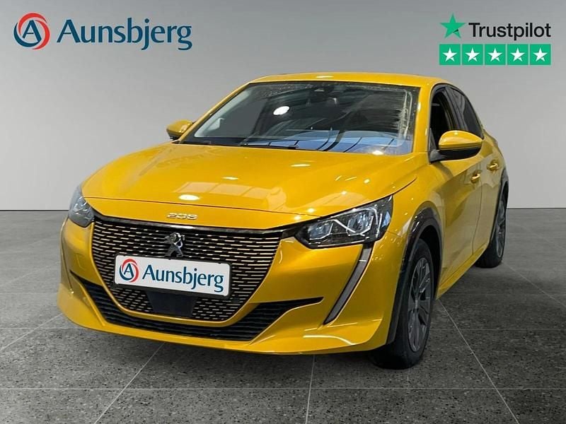 Gul Brugt 2021 Peugeot e-208 Allure Hatchback | 117.500 kr. (Fair pris) - Billede 1/4