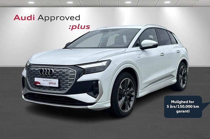 Hvidmetal Brugt 2024 Audi Q4 e-tron Design SUV | 344.900 kr. (God pris) - Billede 1/4