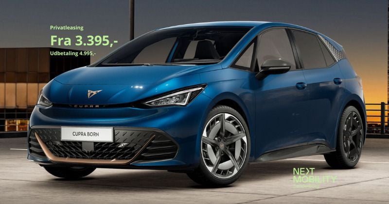 Blåmetal Ny 2025 Cupra Born Hatchback | 324.780 kr. (Dyr) - Billede 1/4