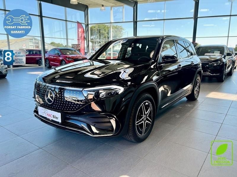 Sortmetal Brugt 2024 Mercedes EQB250+ AMG line SUV | 359.700 kr. - Billede 1/4