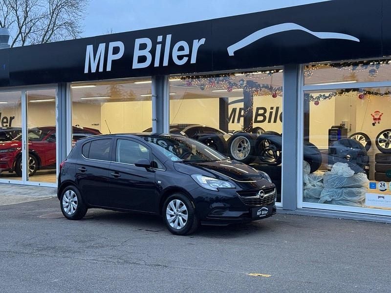 Blåmetal Brugt 2019 Opel Corsa Enjoy Plus Hatchback | 104.900 kr. (Fair pris) - Billede 1/4