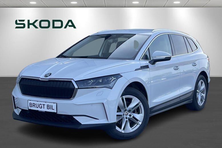 Hvidmetal Brugt 2022 Skoda Enyaq iV SUV | 249.900 kr. (Fair pris) - Billede 1/4