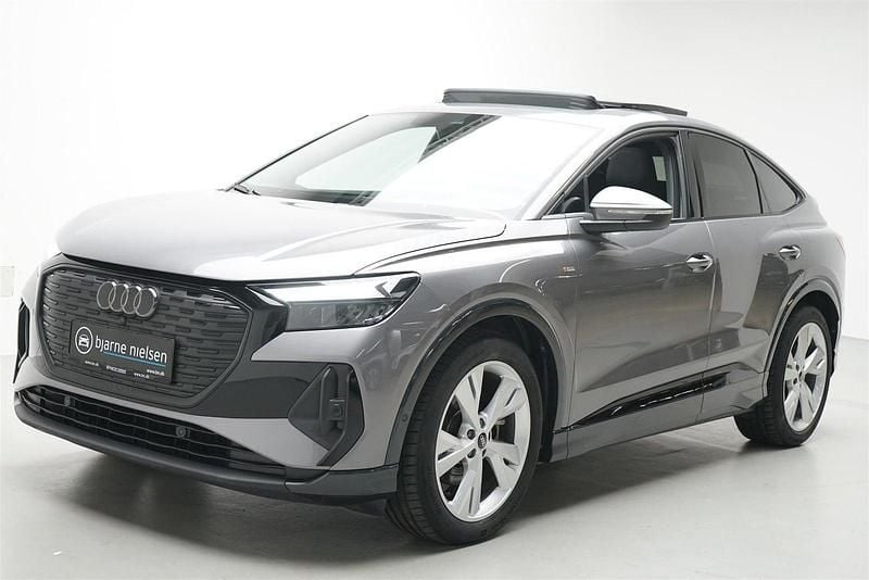 Gråmetal Brugt 2022 Audi Q4 Sportback e-tron S-Line SUV | 224.900 kr. (God pris) - Billede 1/4