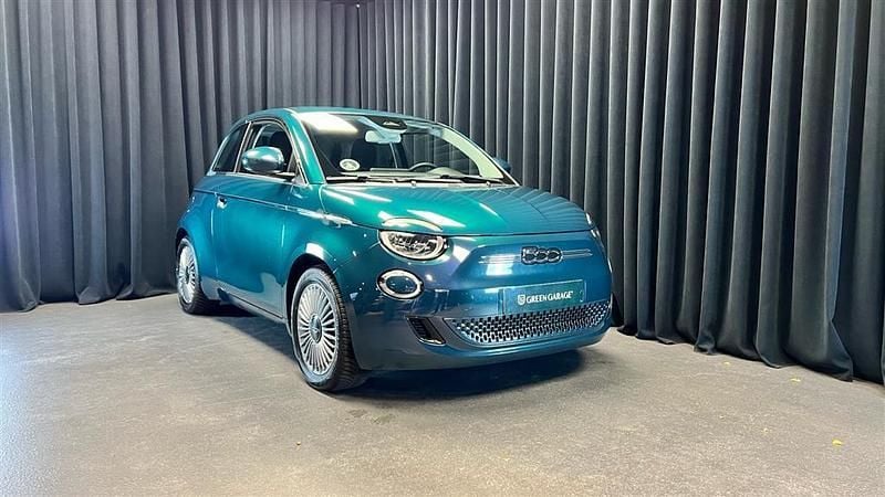 Peackok blue Brugt 2023 Fiat 500e Icon Hatchback | 124.900 kr. (Fair pris) - Billede 1/1