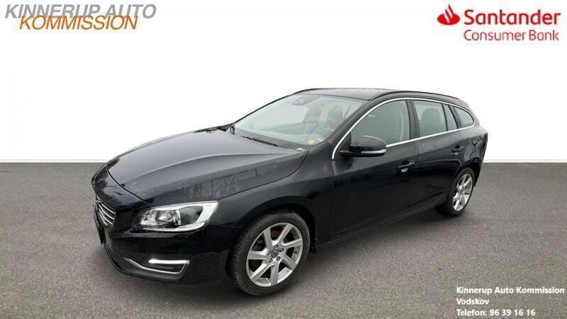 Sort Brugt 2014 Volvo V60 Momentum Stationcar | 129.900 kr. (God pris) - Billede 1/4