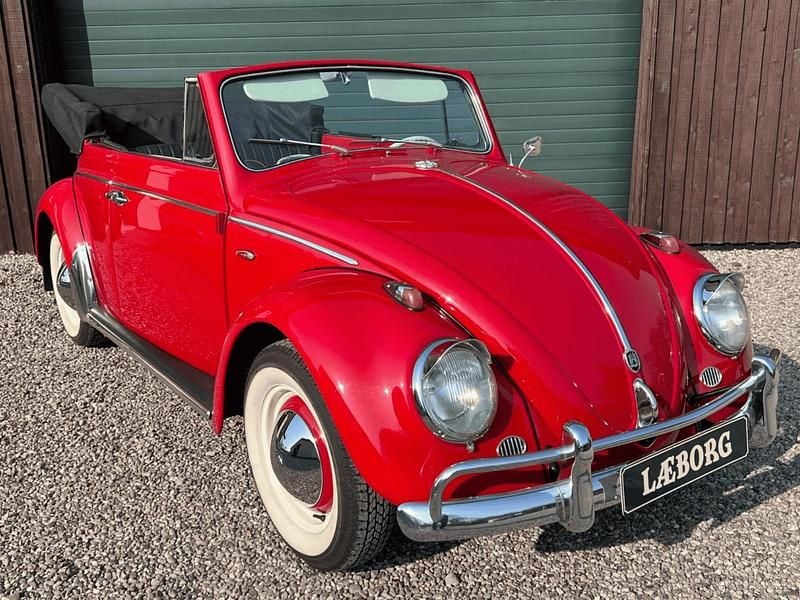 Rød Brugt 1958 VW Beetle Cabriolet | 249.800 kr. - Billede 1/4