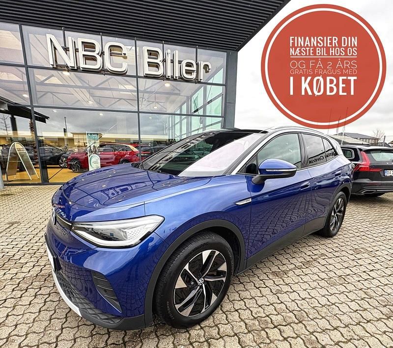 Mørkblå Brugt 2022 VW ID.4 Pro Performance SUV | 254.780 kr. (Lidt for dyr) - Billede 1/4