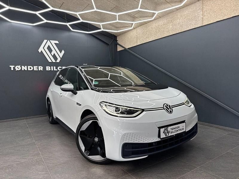 Hvid Brugt 2021 VW ID.3 Pro Performance Hatchback | 179.500 kr. (Fair pris) - Billede 1/4