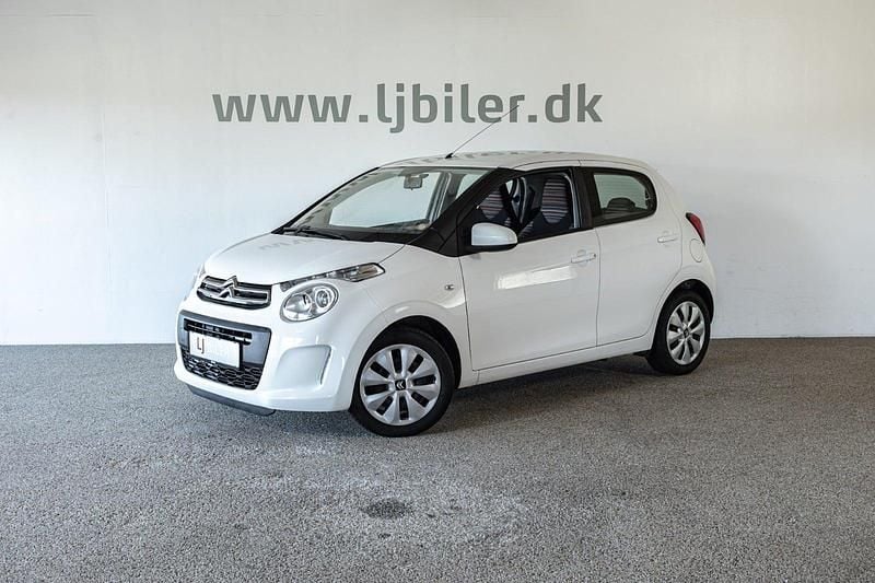 Hvid Brugt 2017 Citroën C1 Feel Hatchback | 59.800 kr. (Fair pris) - Billede 1/4