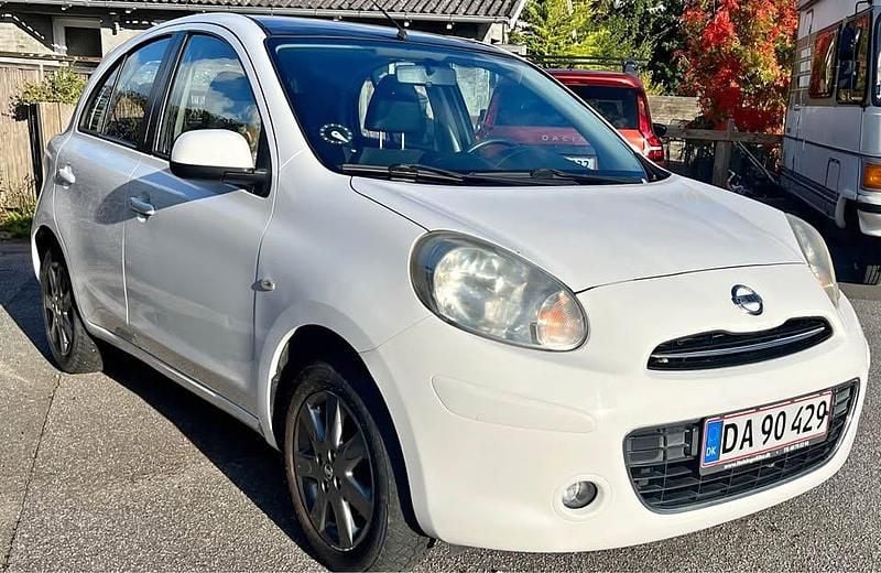 Hvid Brugt 2011 Nissan Micra MPV | 32.000 kr. (God pris) - Billede 1/4