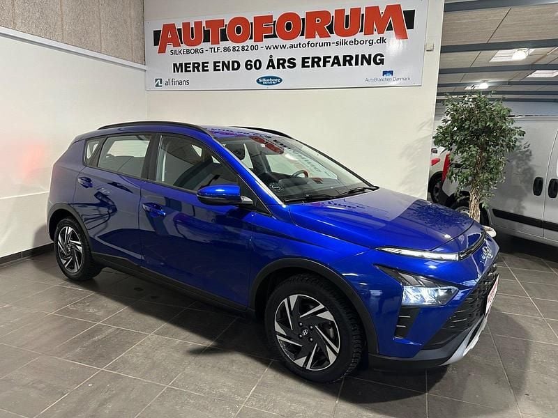Blåmetal Brugt 2022 Hyundai Bayon Advanced SUV | 184.900 kr. (God pris) - Billede 1/4