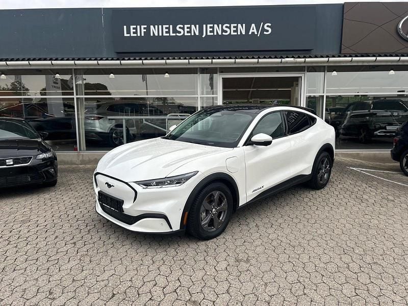 Hvid Brugt 2022 Ford Mustang Mach-E Extended Range SUV | 259.900 kr. (Fair pris) - Billede 1/4