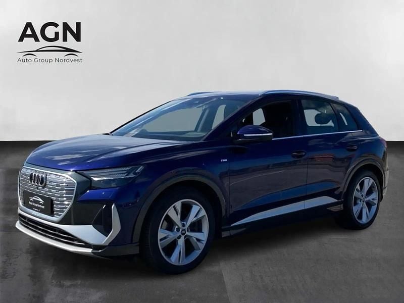 Blåmetal Brugt 2021 Audi Q4 e-tron S-Line SUV | 289.500 kr. (Super pris) - Billede 1/4
