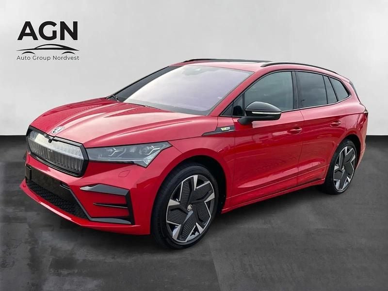 Rødmetal Brugt 2025 Skoda Enyaq iV RS SUV | 409.500 kr. (Fair pris) - Billede 1/4