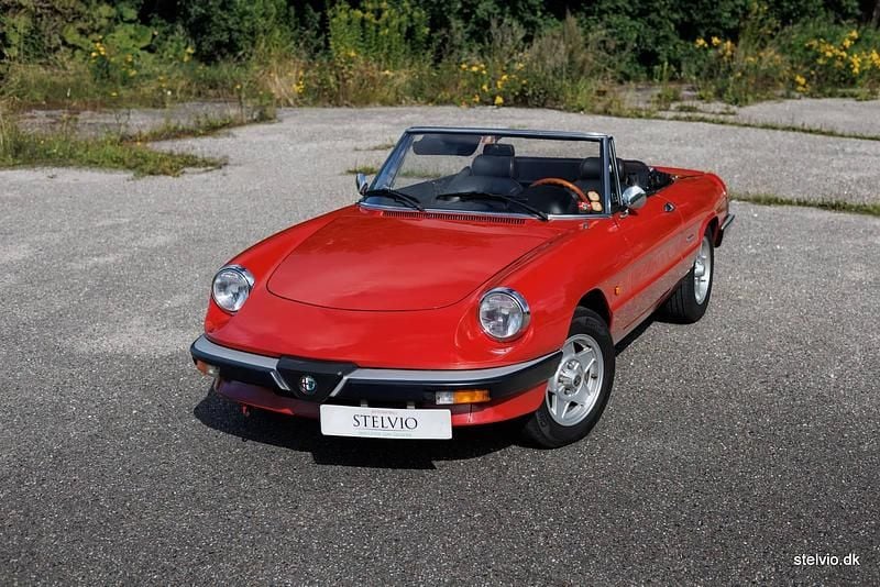 Brugt Alfa Romeo Spider 1988 Rød Cabriolet