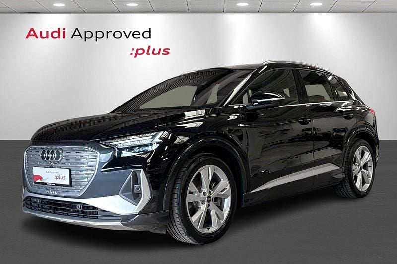 Sortmetal Brugt 2024 Audi Q4 e-tron Advanced SUV | 419.900 kr. - Billede 1/4