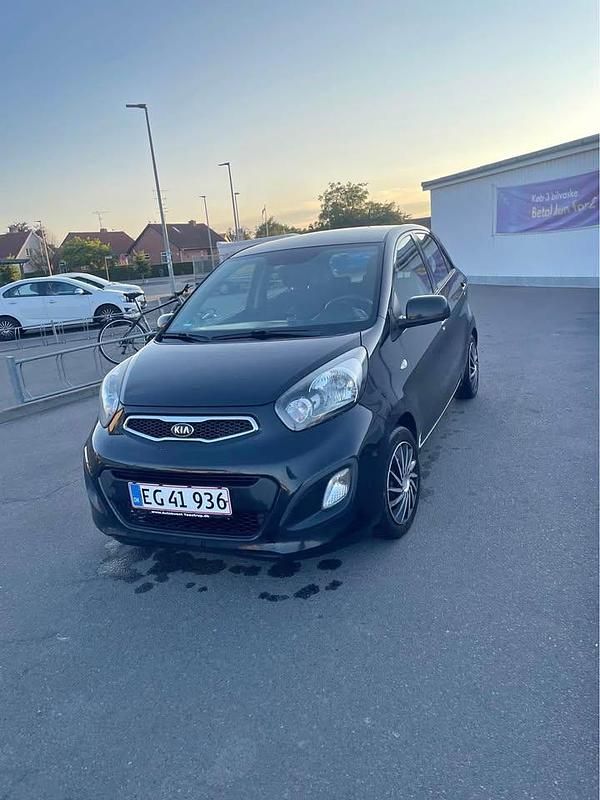 Brugt Kia Picanto 69 HK (50 kW) 2014 Sort Hatchback