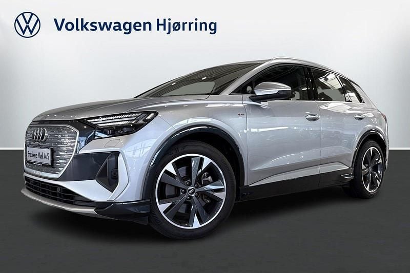 Sølvmetal Brugt 2021 Audi Q4 e-tron S-Line SUV | 279.900 kr. (Lidt for dyr) - Billede 1/4