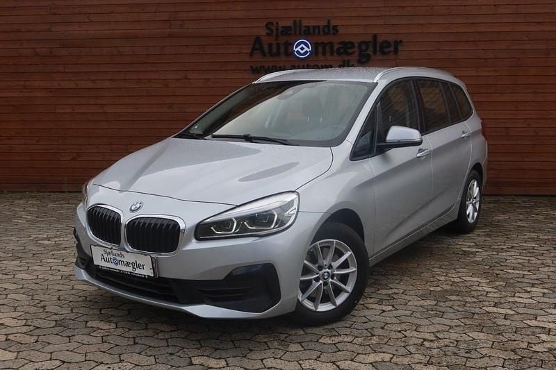Sølvmetal Brugt 2021 BMW 218 Gran Tourer MPV | 220.000 kr. - Billede 1/4