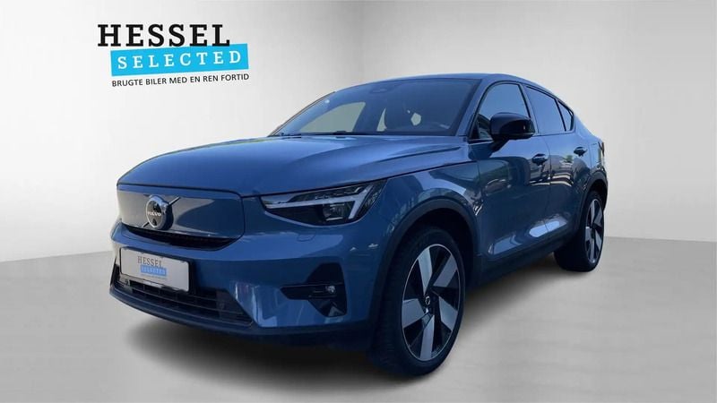 Fjord blue metallic Brugt 2023 Volvo C40 Ultimate SUV | 324.900 kr. (Fair pris) - Billede 1/4