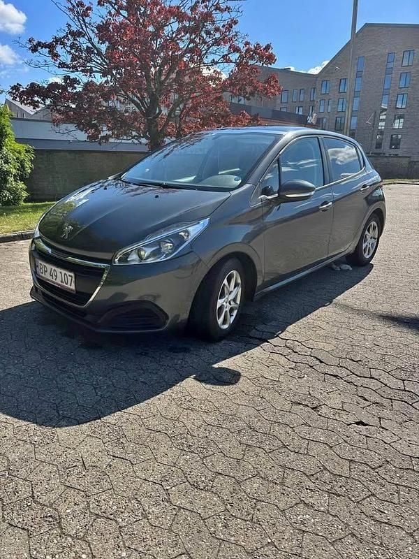 Grå Brugt 2017 Peugeot 208 Hatchback | 60.000 kr. (Fair pris) - Billede 1/4